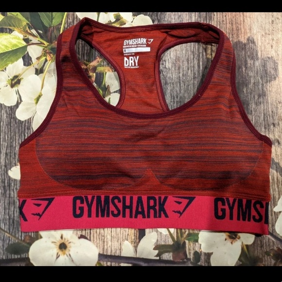 Gymshark Intimates & Sleepwear Gymshark Dry Fit Sports Bra Red Sm